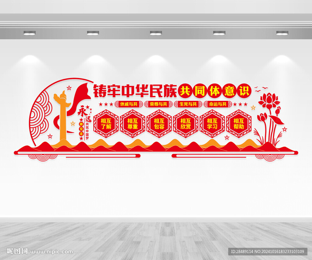 民族團(tuán)結(jié)文化墻