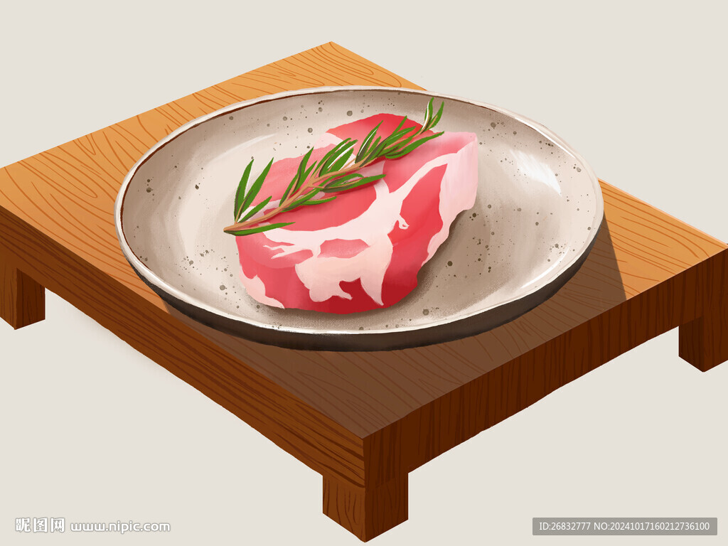 肉類插畫