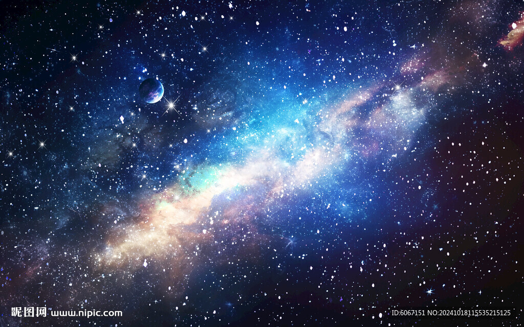 星空唯美星系高清大圖