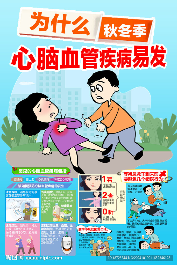 秋冬季心腦血管疾病易發(fā)