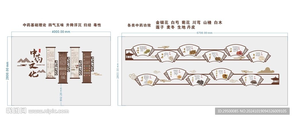 中藥文化墻