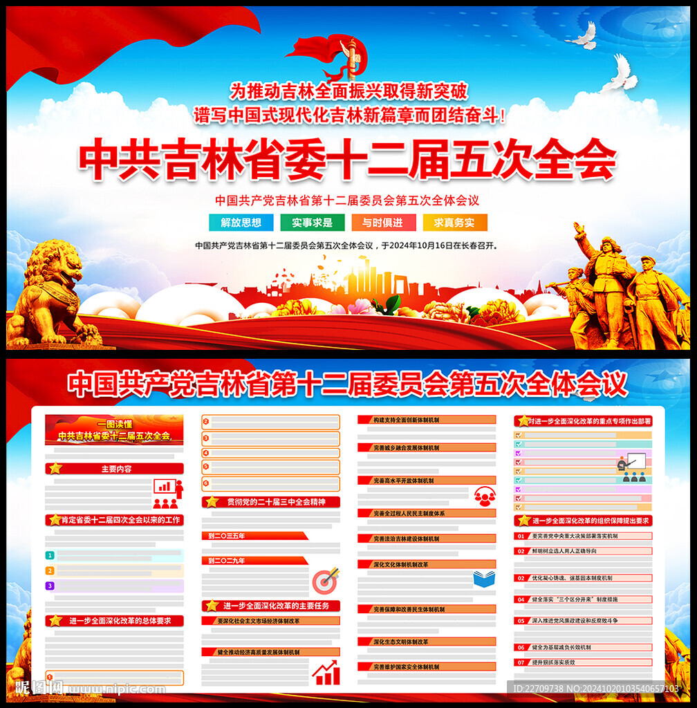 吉林省委十二屆五次全會精神
