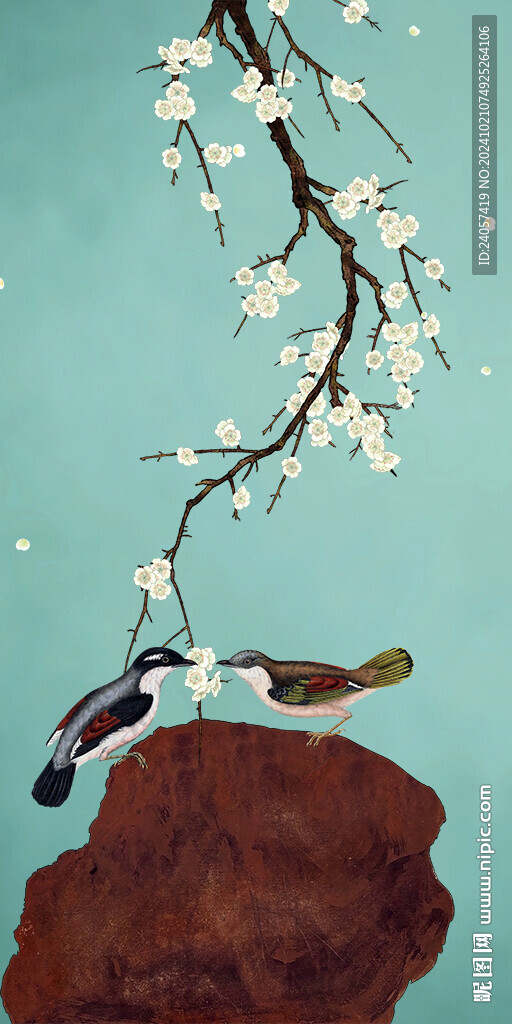 花鳥梅花
