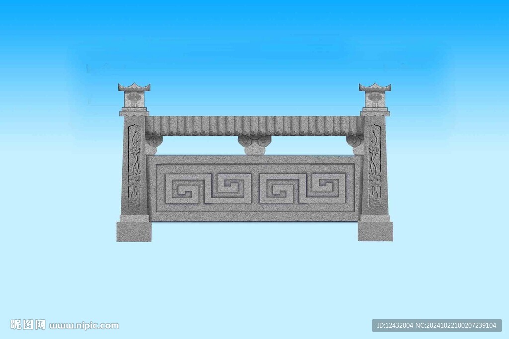 中式石欄桿