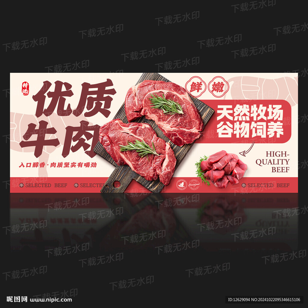 牛肉海報