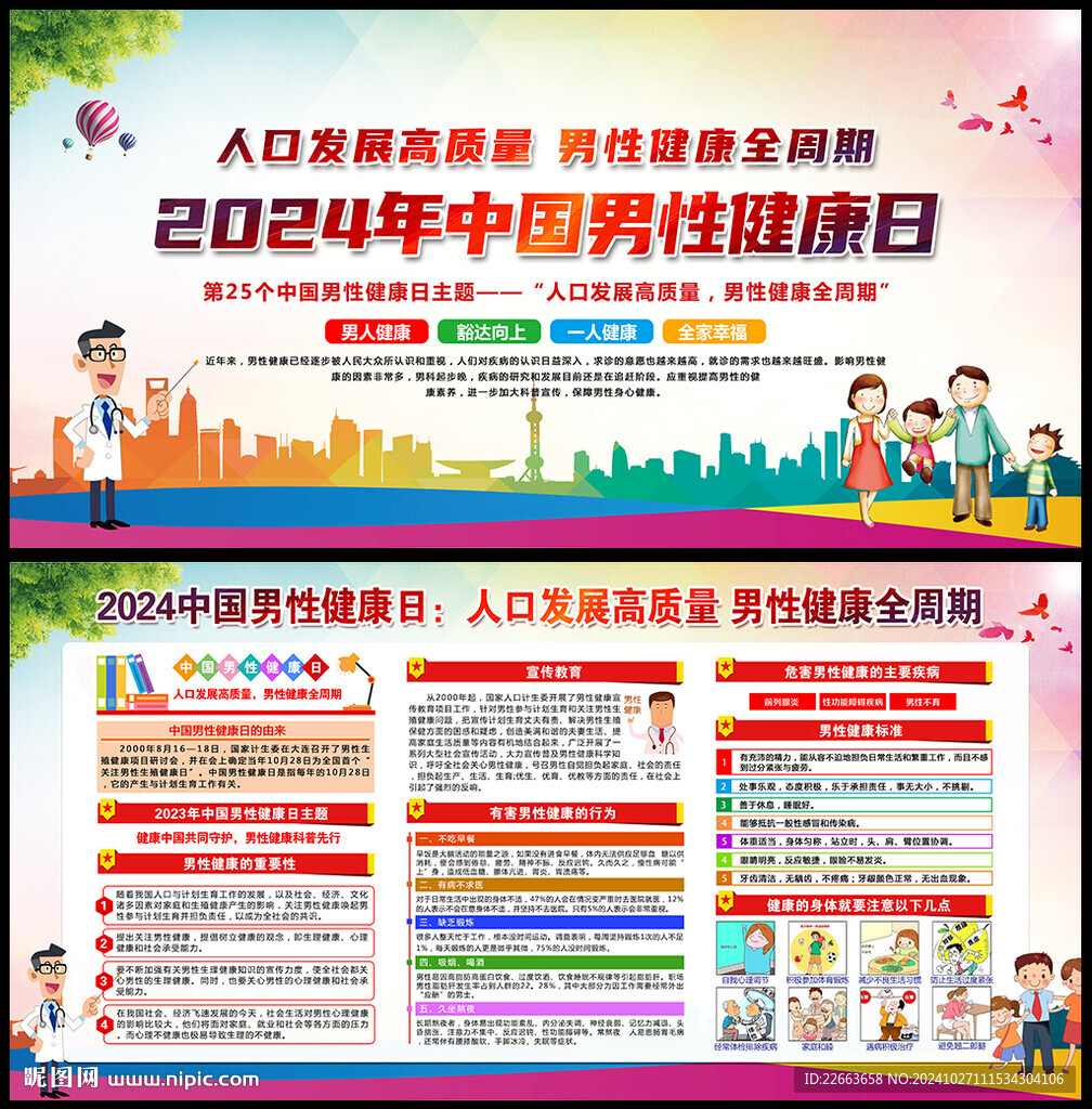 2024年中國男性健康日