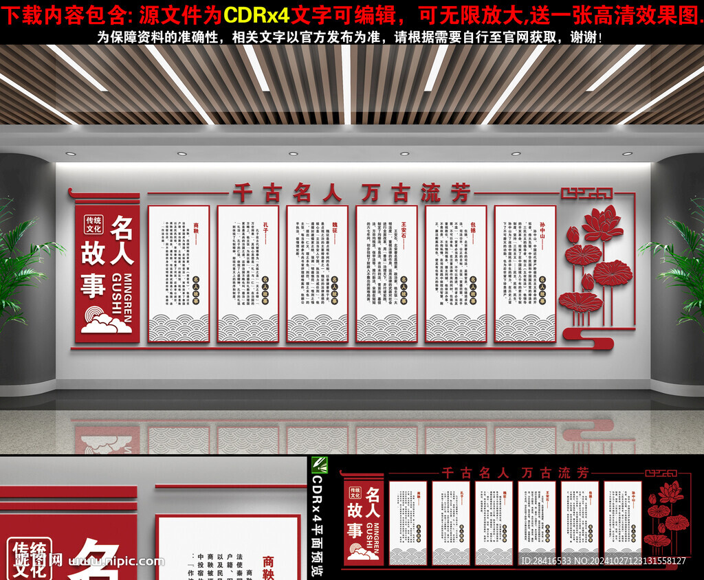名人故事文化墻
