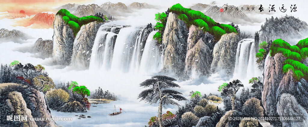 源遠(yuǎn)流長國畫