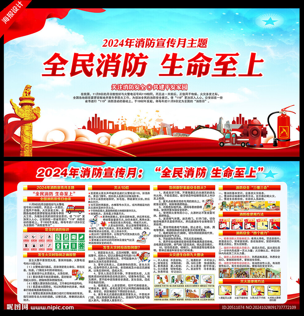 2024消防宣傳月宣傳欄