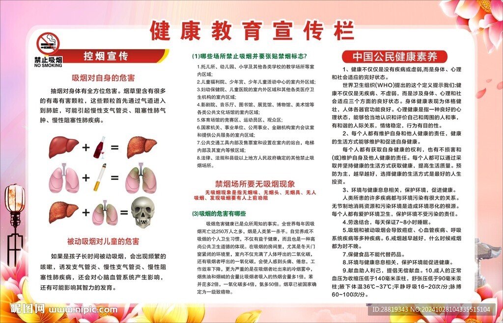 健康教育宣傳欄控?zé)熕仞B(yǎng)