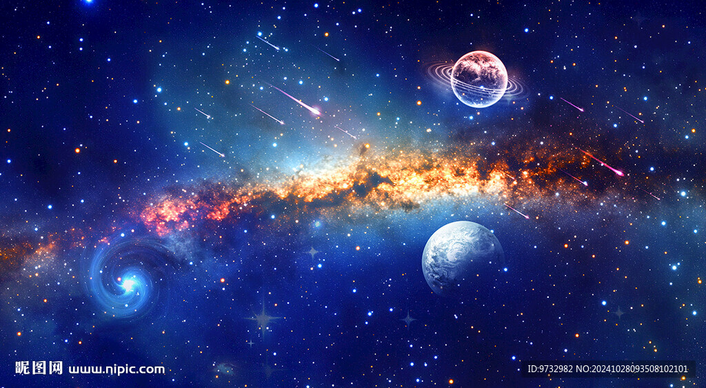 璀璨星空背景