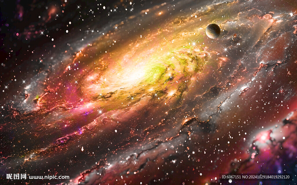 旋渦星空背景天頂畫(huà)