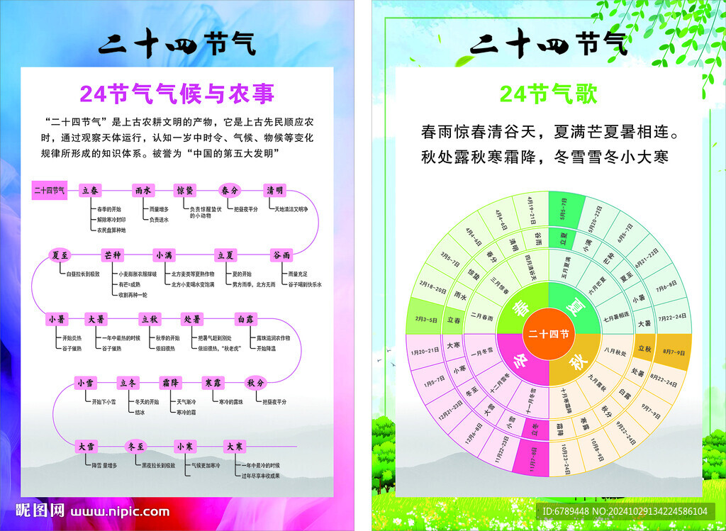 24節氣海報