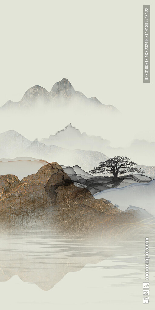 清晰 中式高端玄關 TiF分層