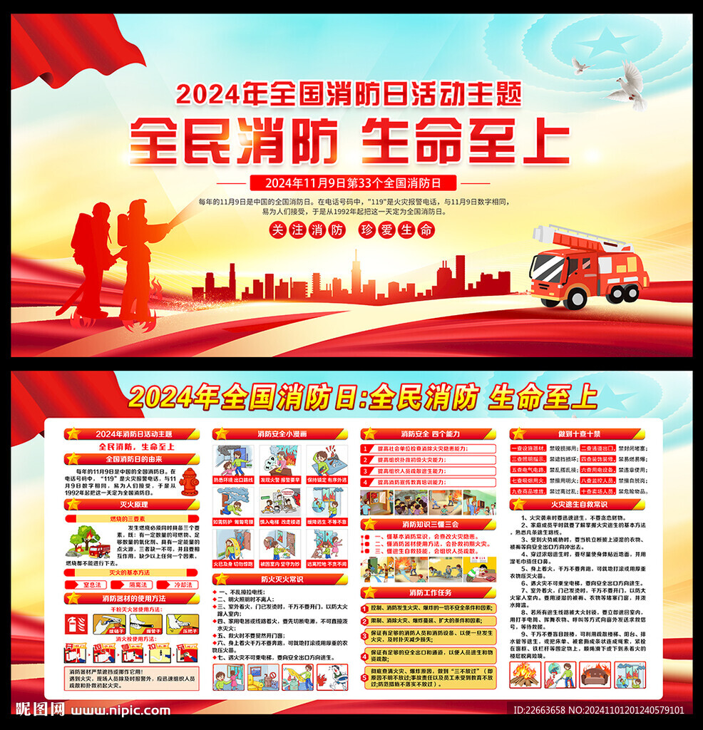 消防安全宣傳教育欄