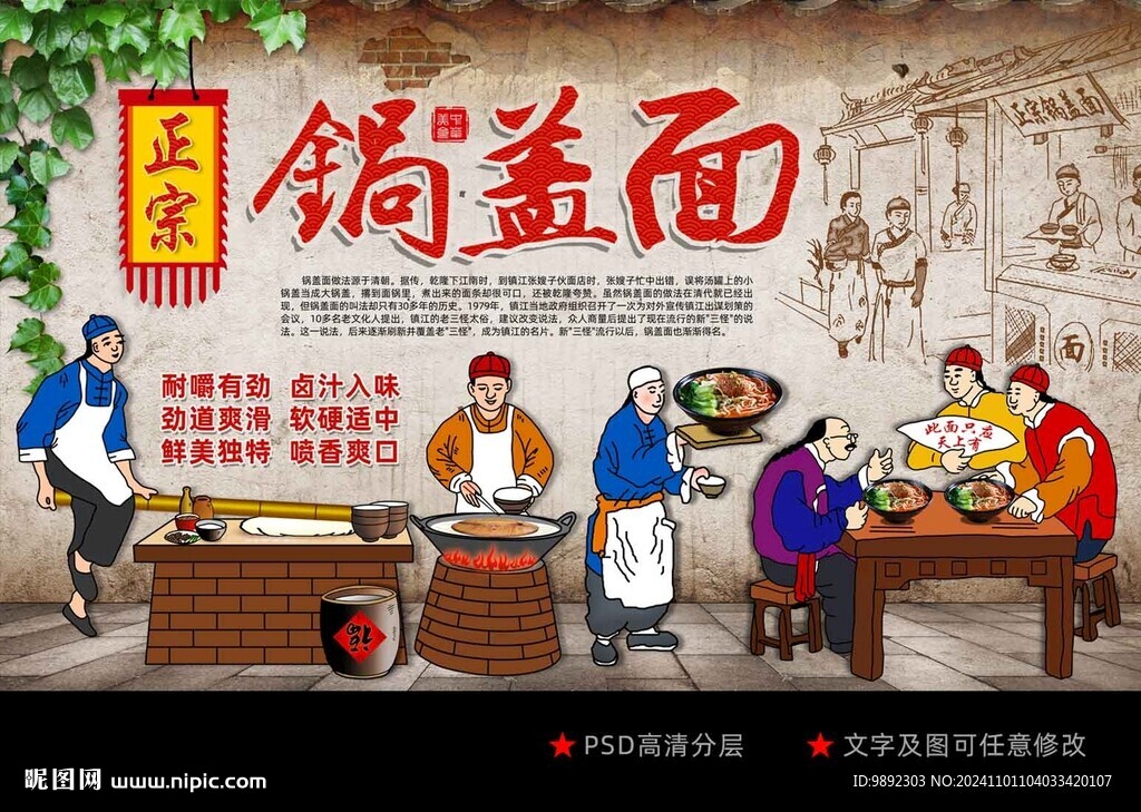 鍋蓋面