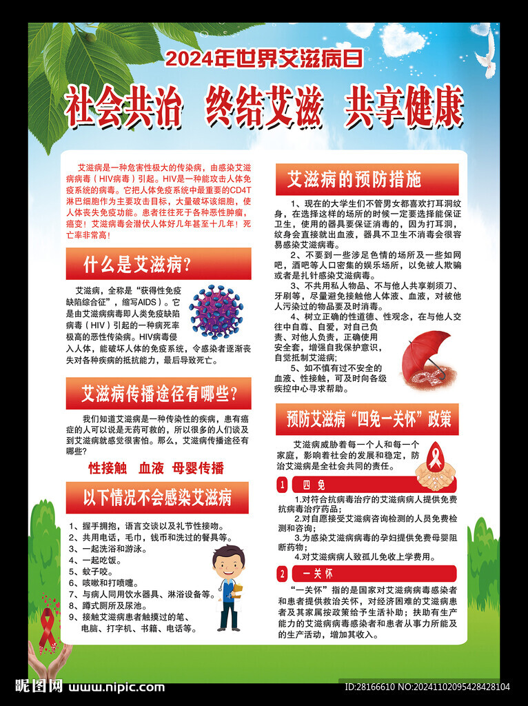 世界艾滋病日海報(bào)