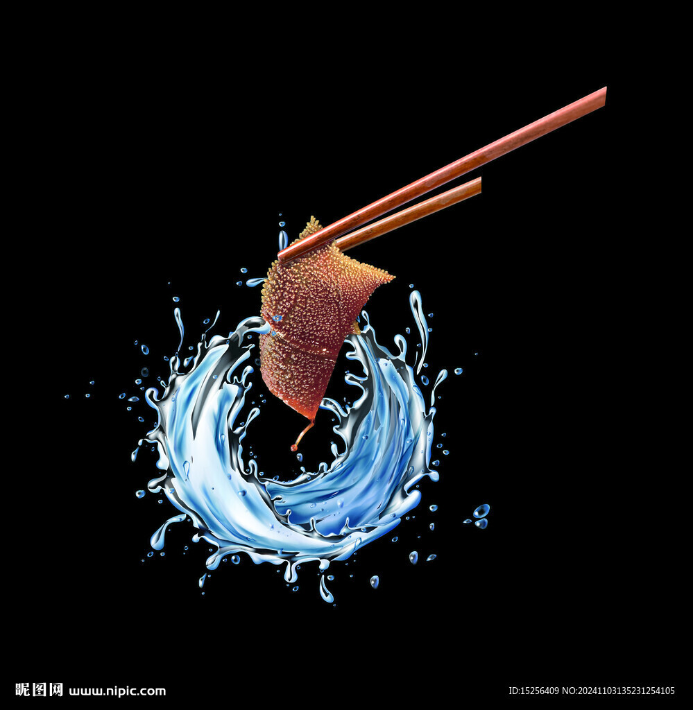 筷子夾毛肚