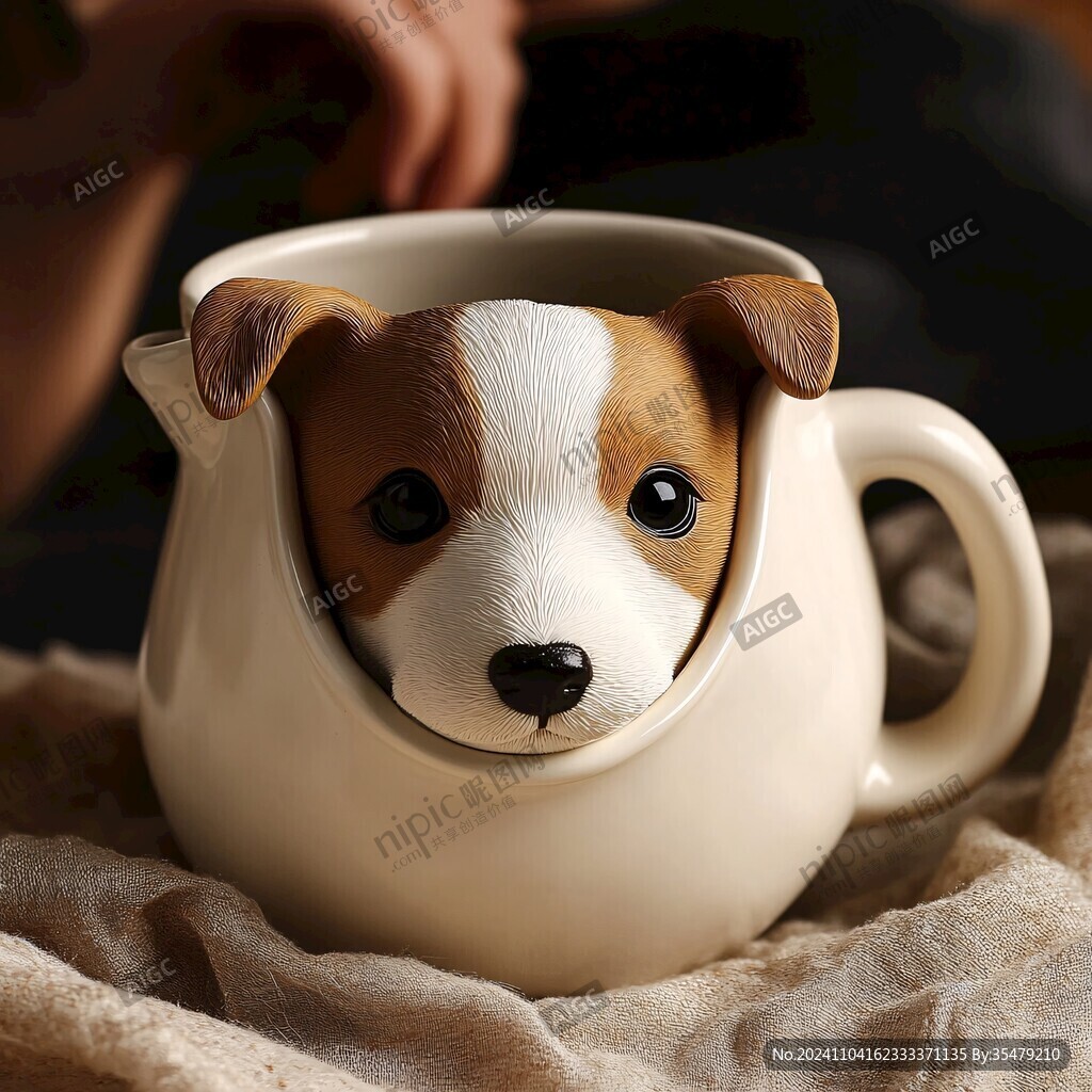 狗狗杯子圖案