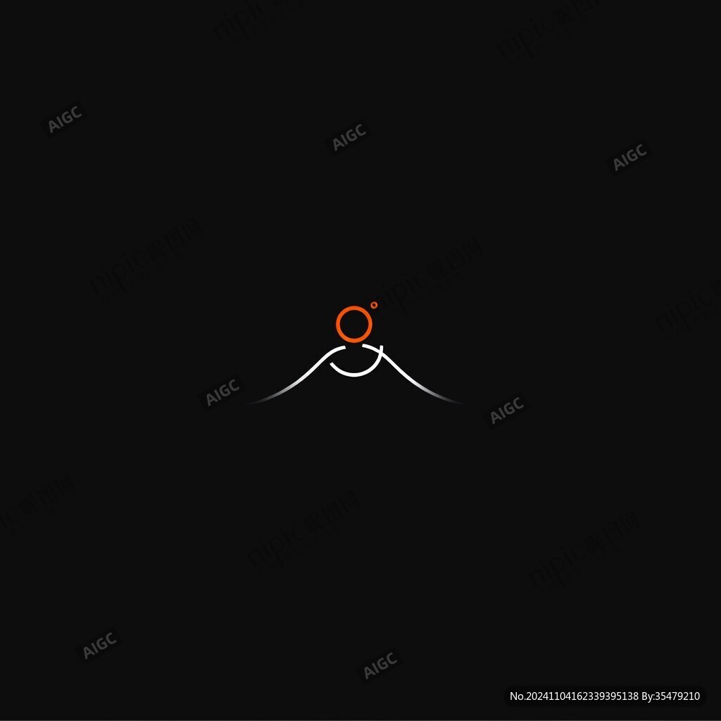 線性人像logo