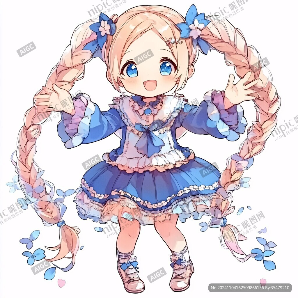 q版動漫小女孩