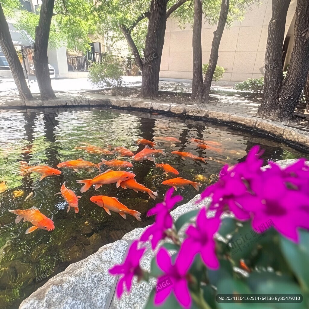 放生池金魚