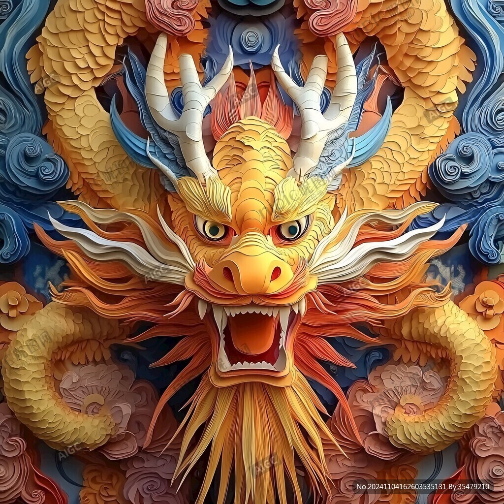 國(guó)潮生肖龍