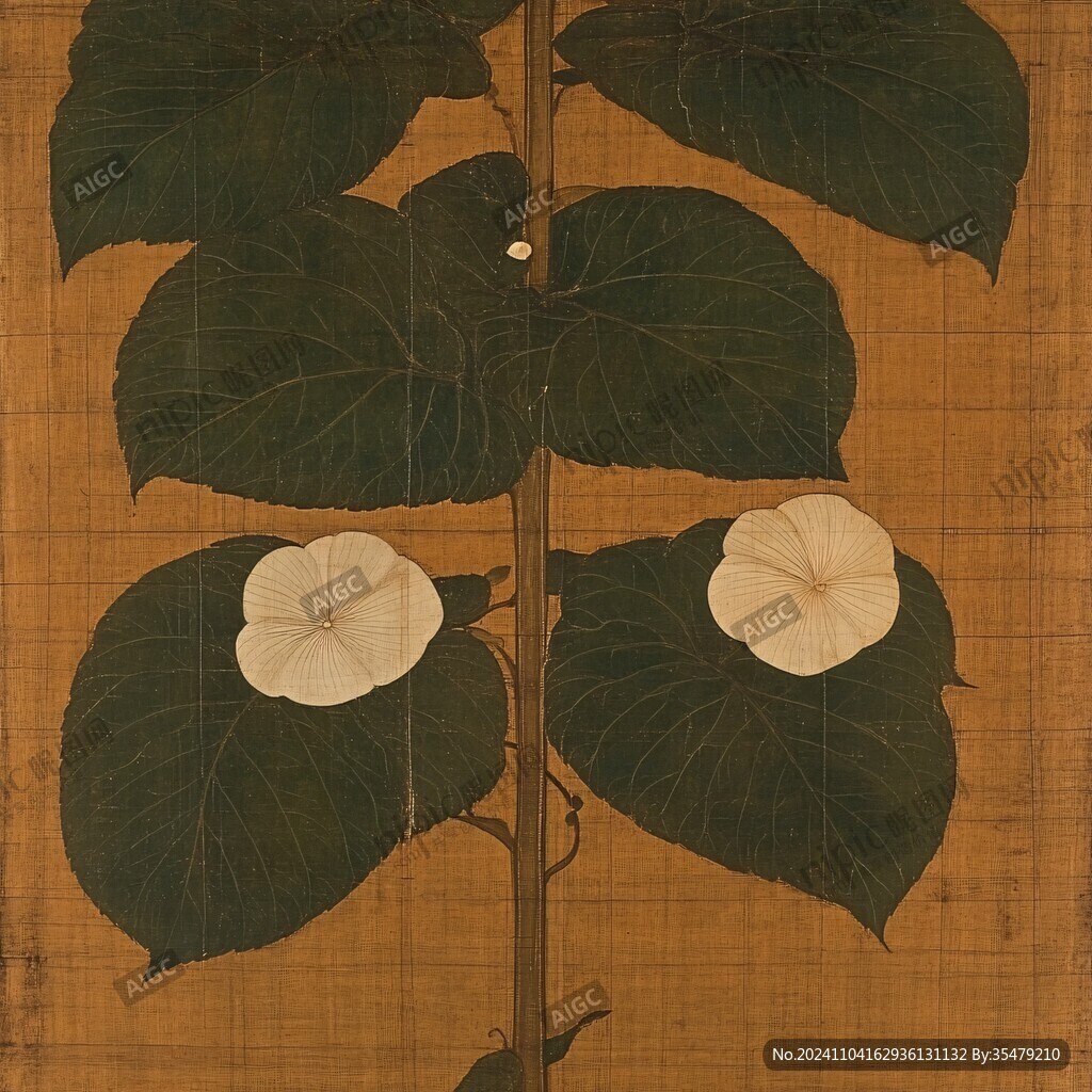 紅地聯(lián)珠瓣窼對(duì)鳥(niǎo)織錦