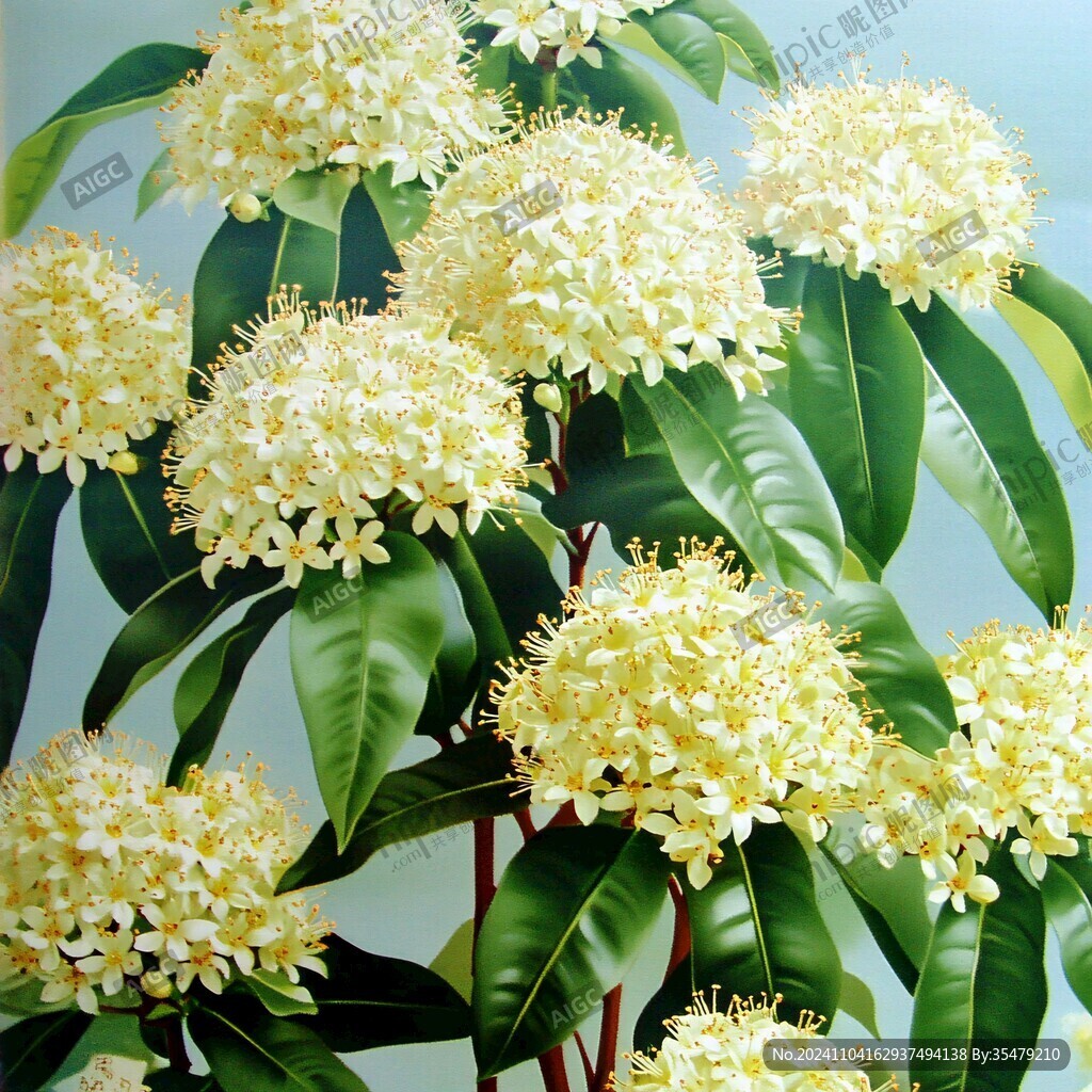 一串芒果花