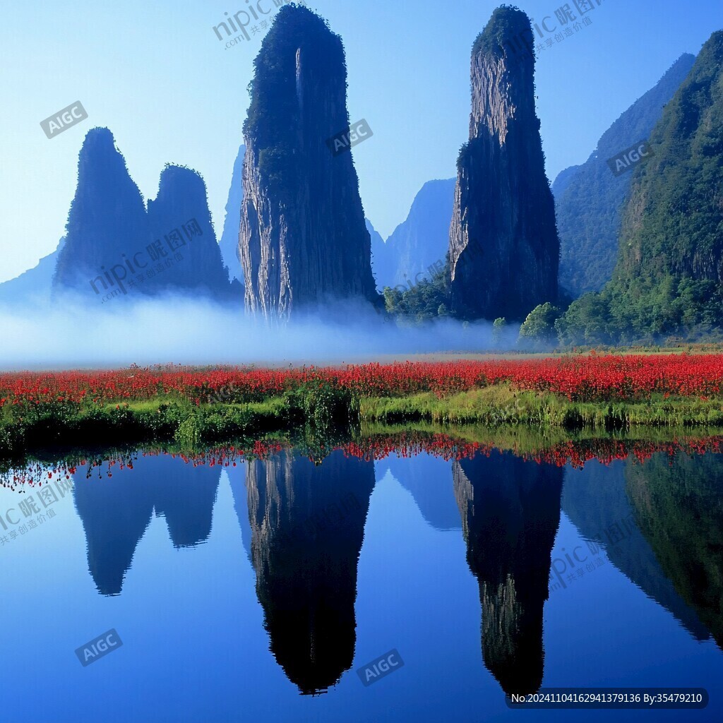 九馬畫山圖片素材下載