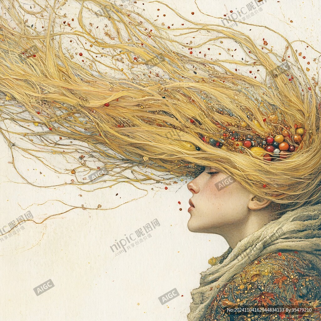 時(shí)尚奇幻插畫