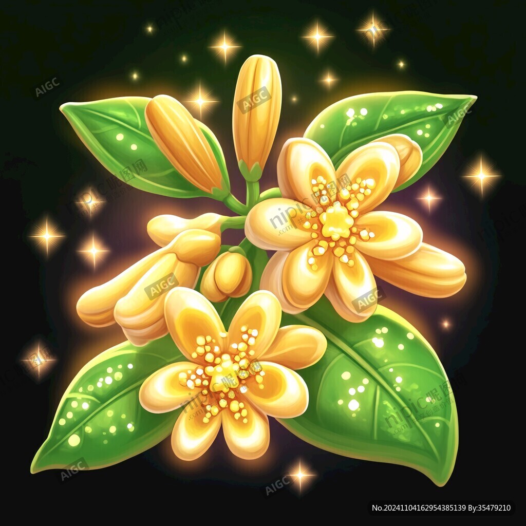 鼠繪桂花