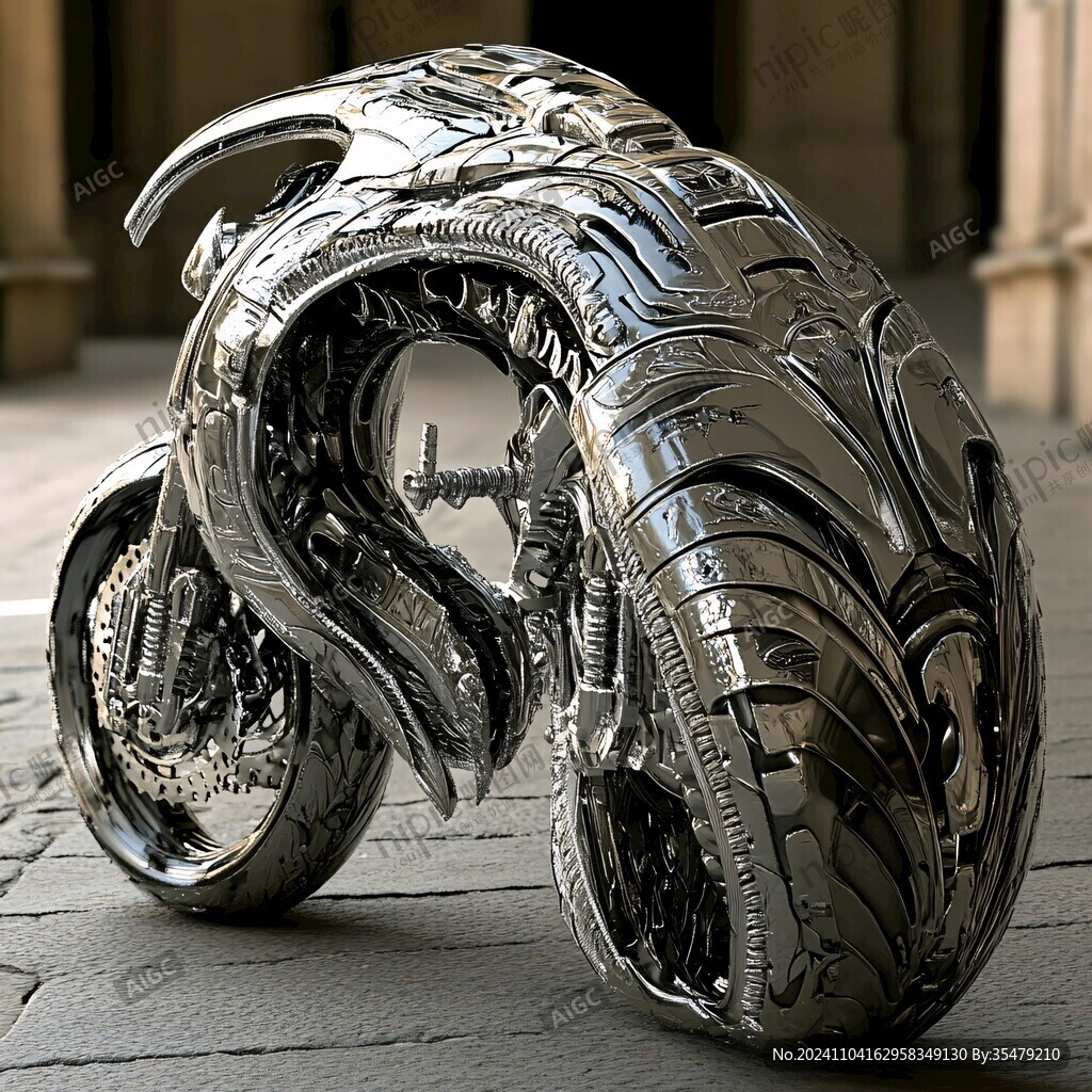 藝術造型摩托車