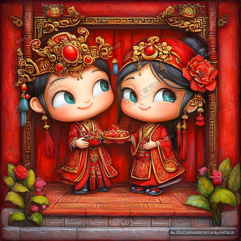 q版結(jié)婚喜慶
