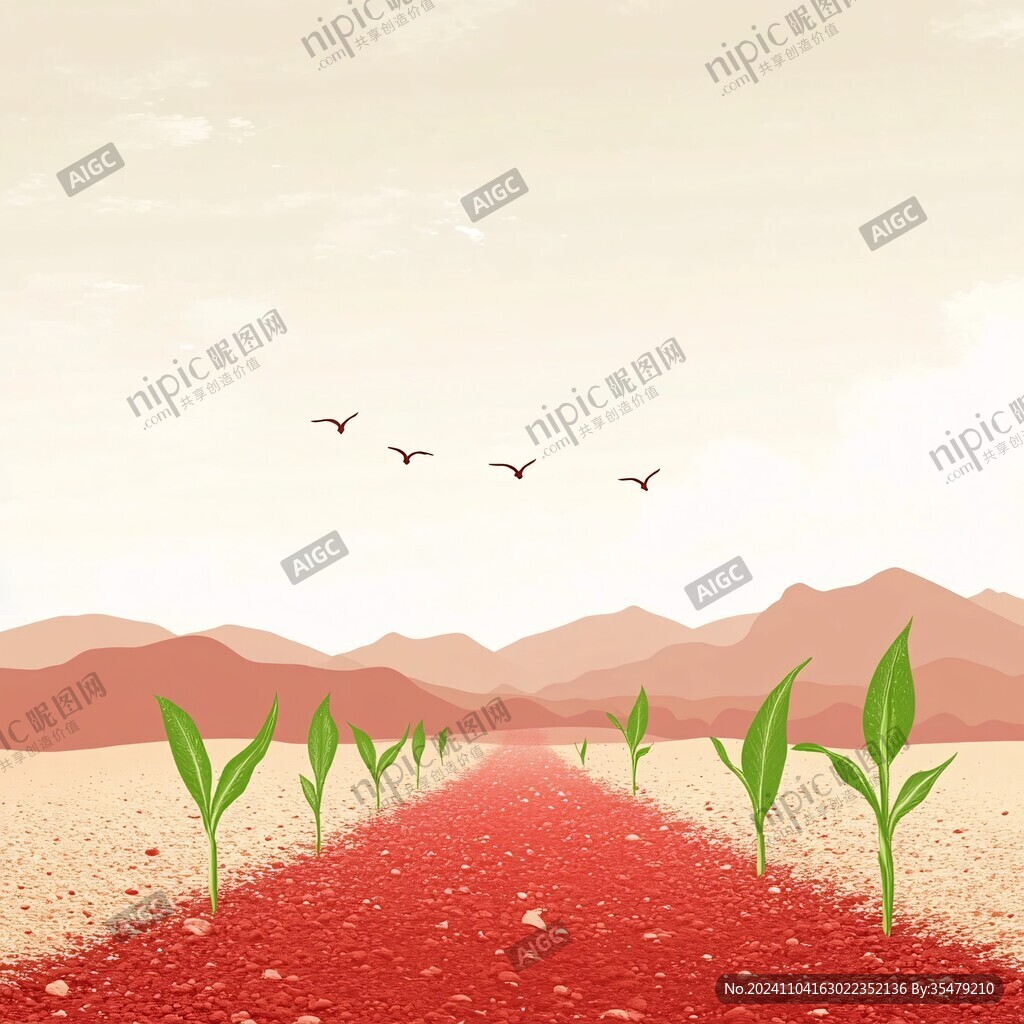 紅高粱插畫