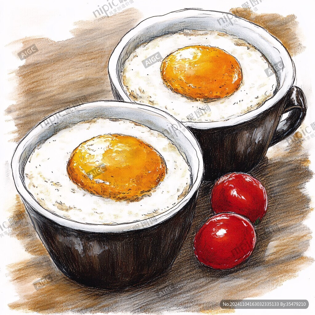 插畫(huà)鹵蛋