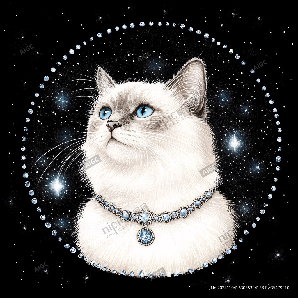 動物星空圖案