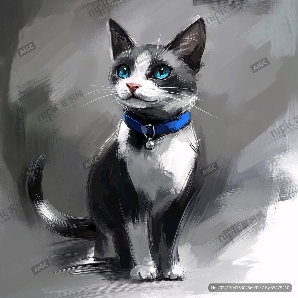 名貓插畫