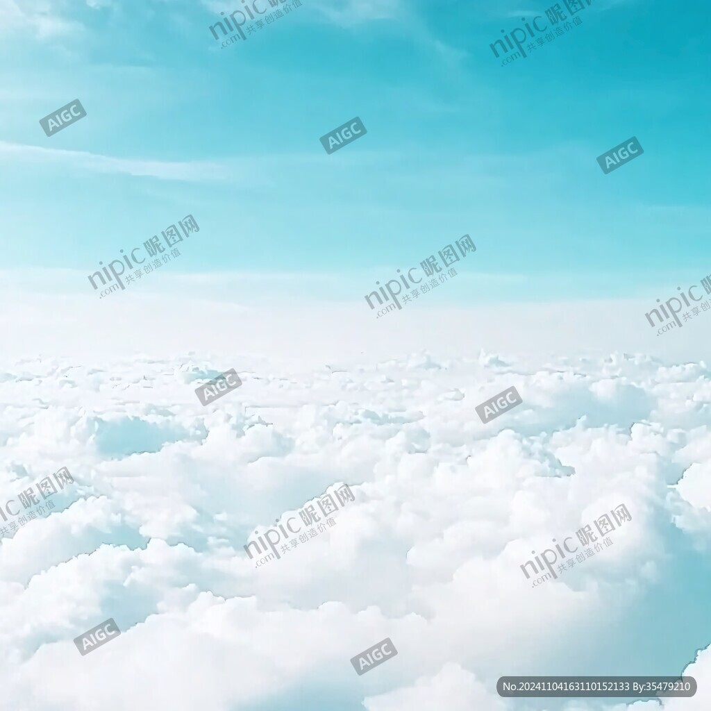 旅行萬(wàn)米高空白云