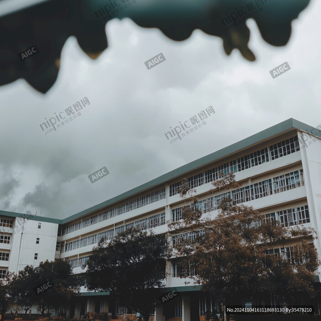 雨后校園