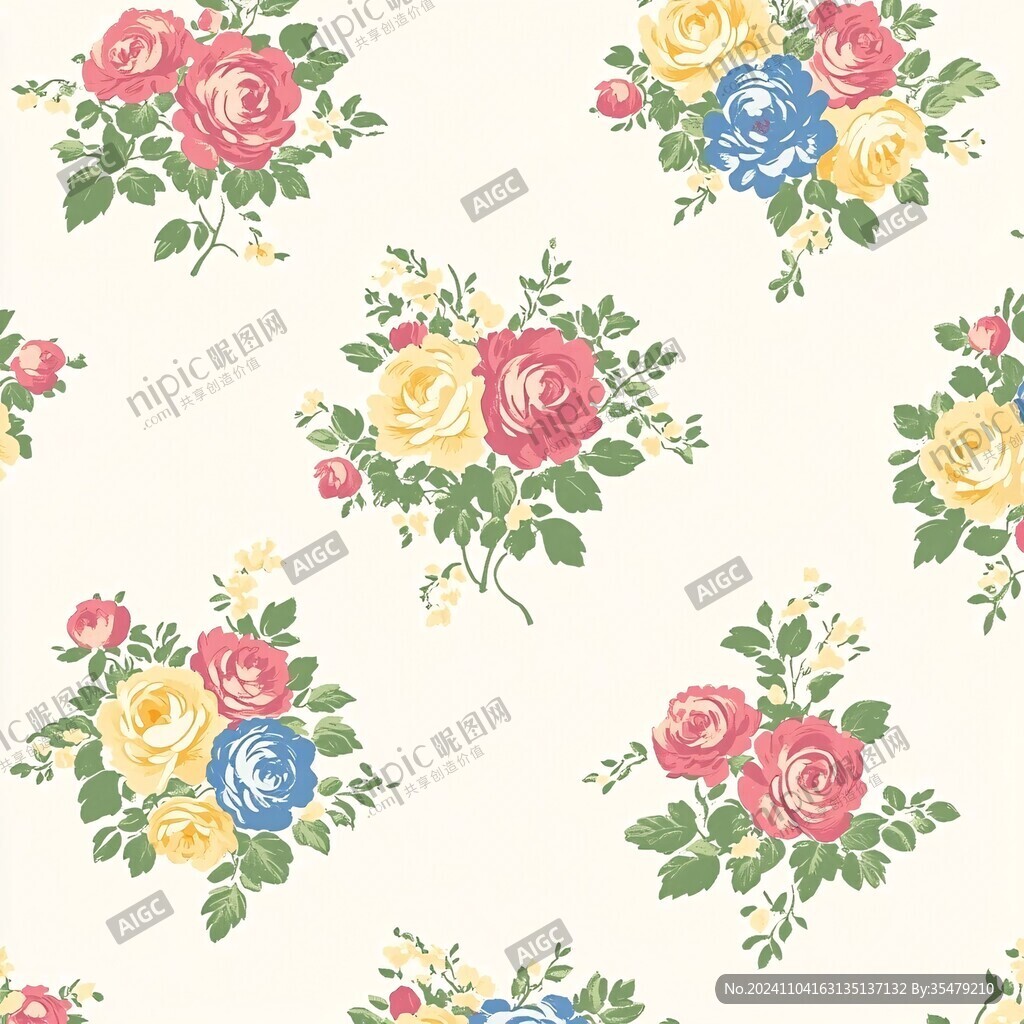 歐式玫瑰花底紋