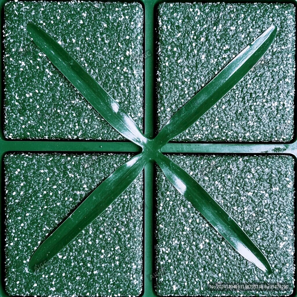 綠玻璃磨石子