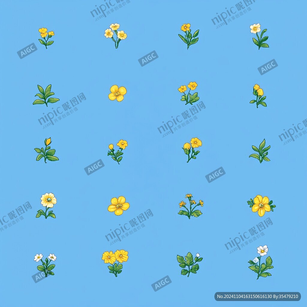 簡約小黃花