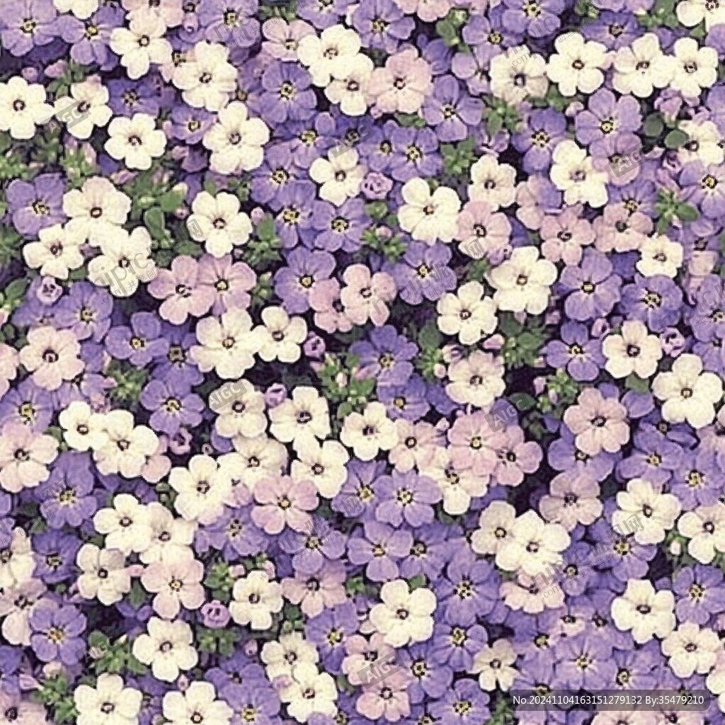 紫色花小碎花