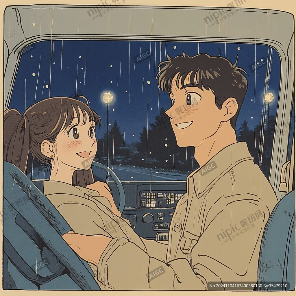插畫情侶