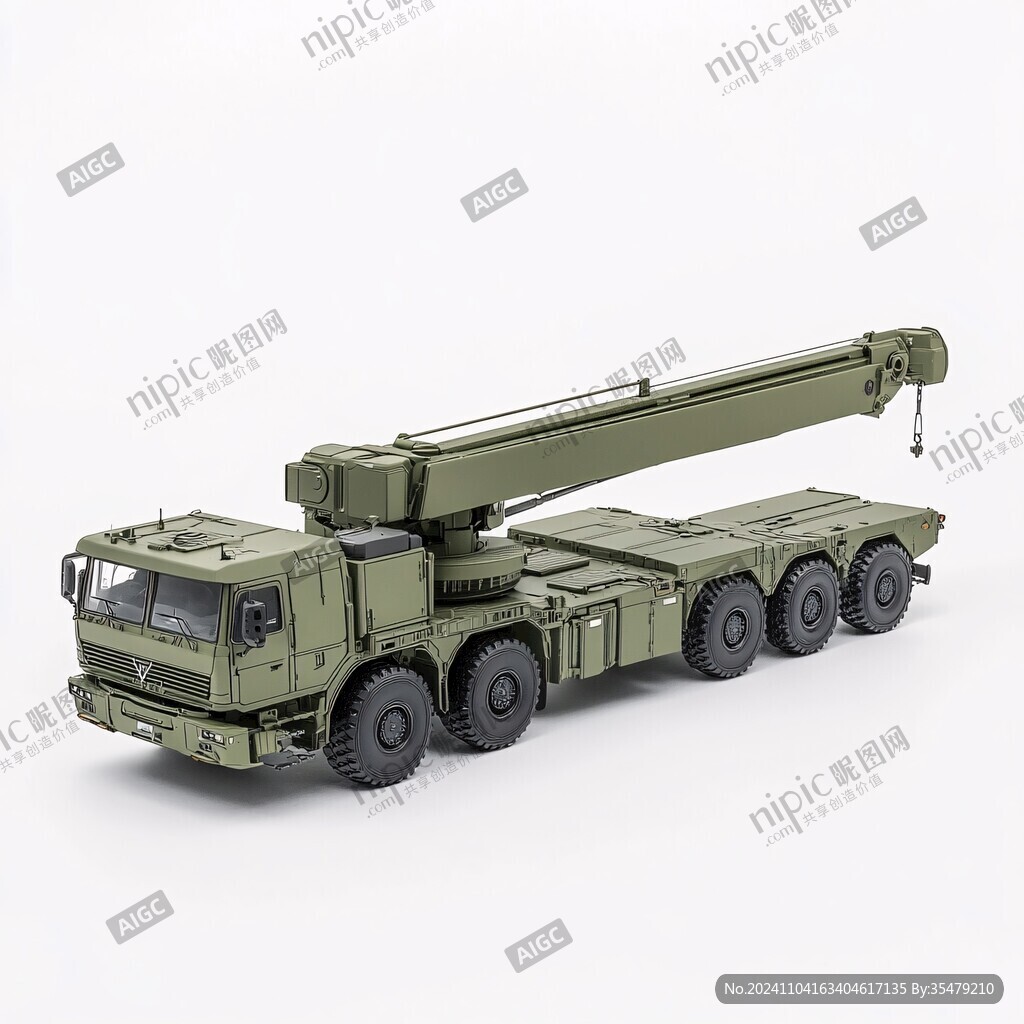 全地面輪式起重機模型