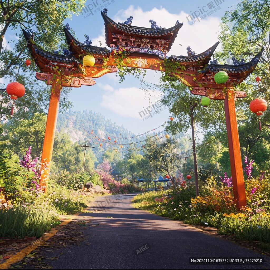景區(qū)大門入口園林景觀