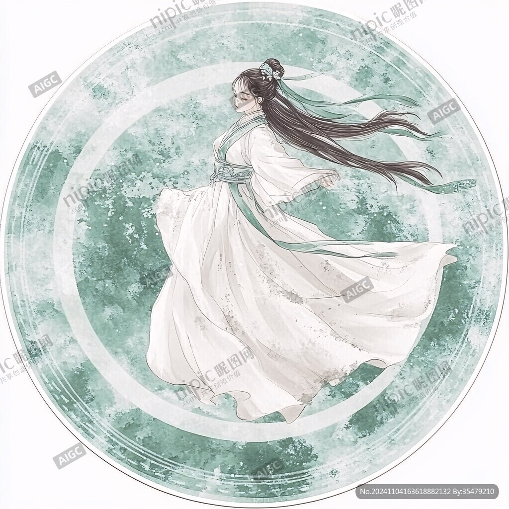 圓形古風圖片