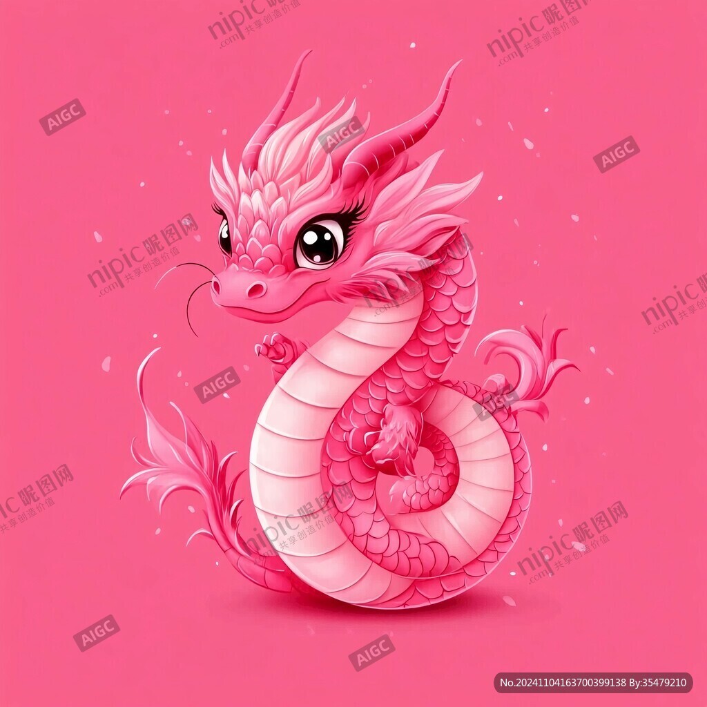 原創卡通中國龍