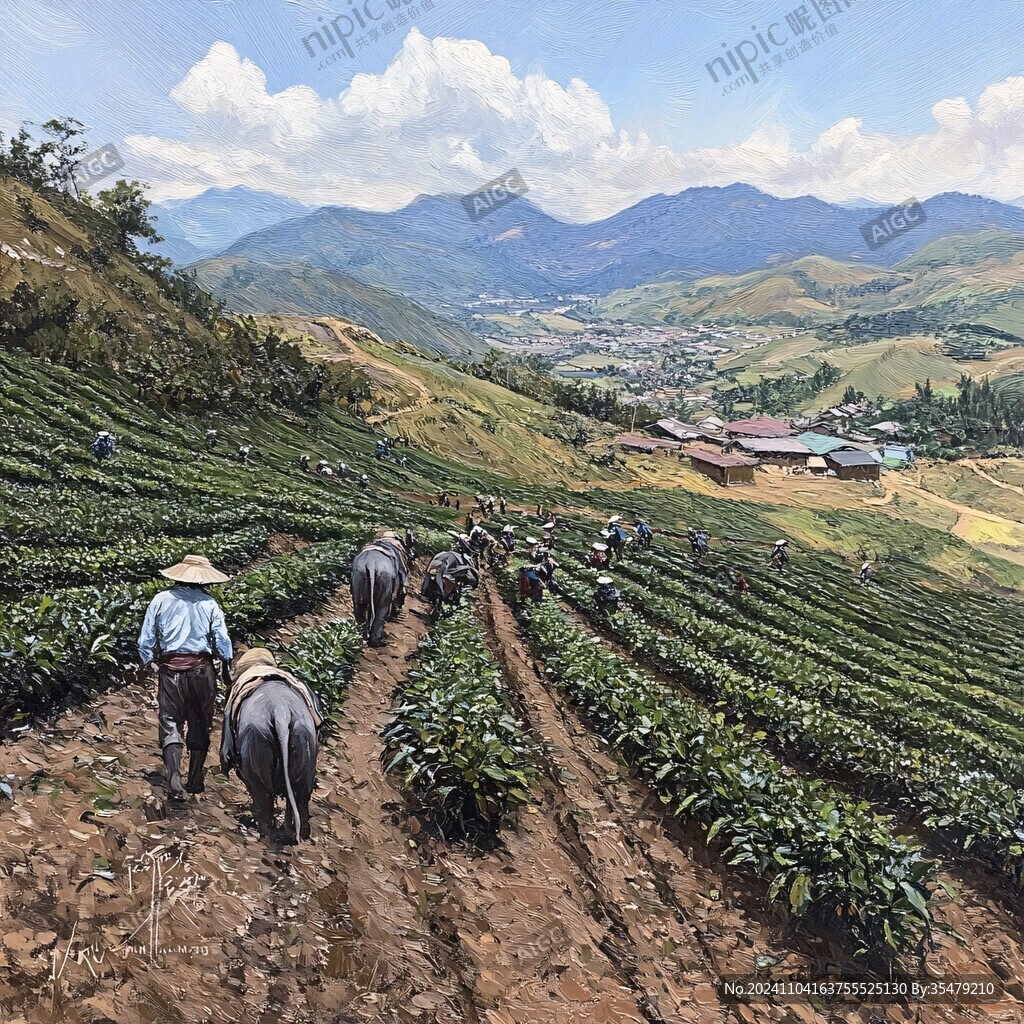 騎龍茶田